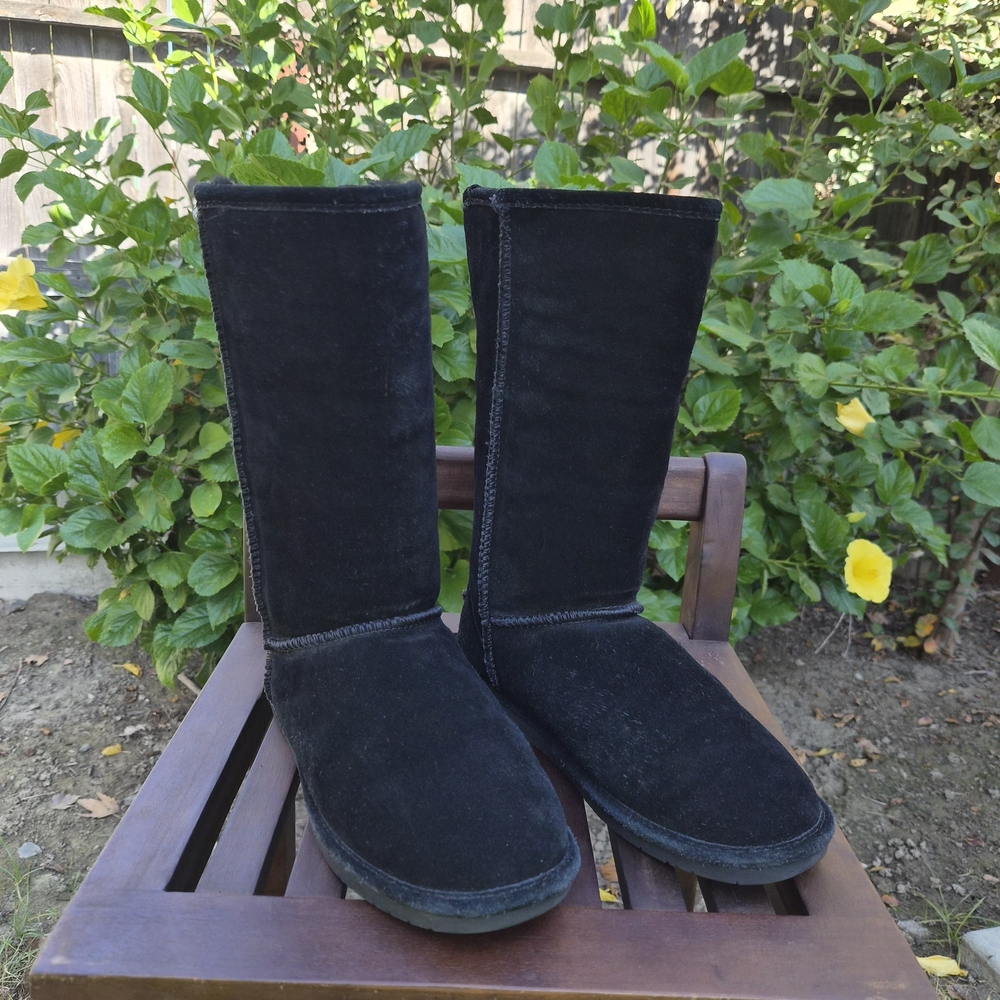 Black Suede Boots - Picture 6 of 6